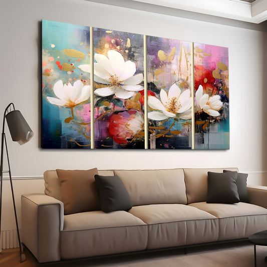 Canvas Wall Art Painting Flowers FL019-0