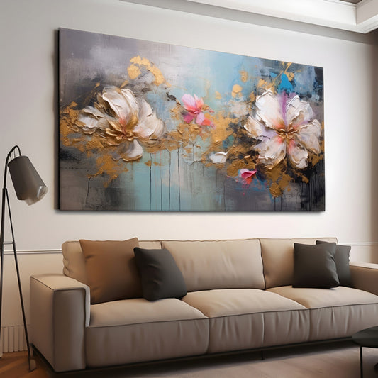 Canvas Wall Art Painting Flowers FL011-0